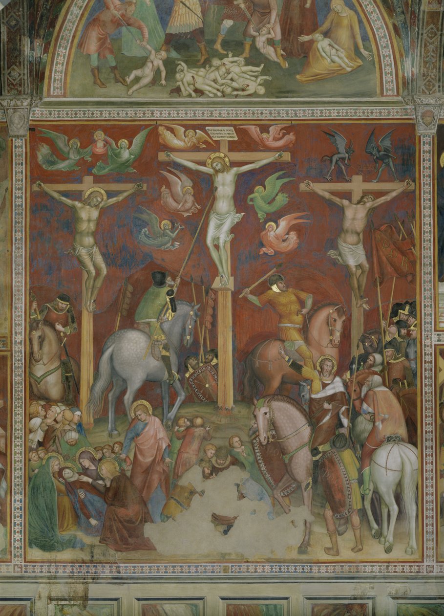 Çarmıha Gerilme, c.1340 by Lippo Memmi