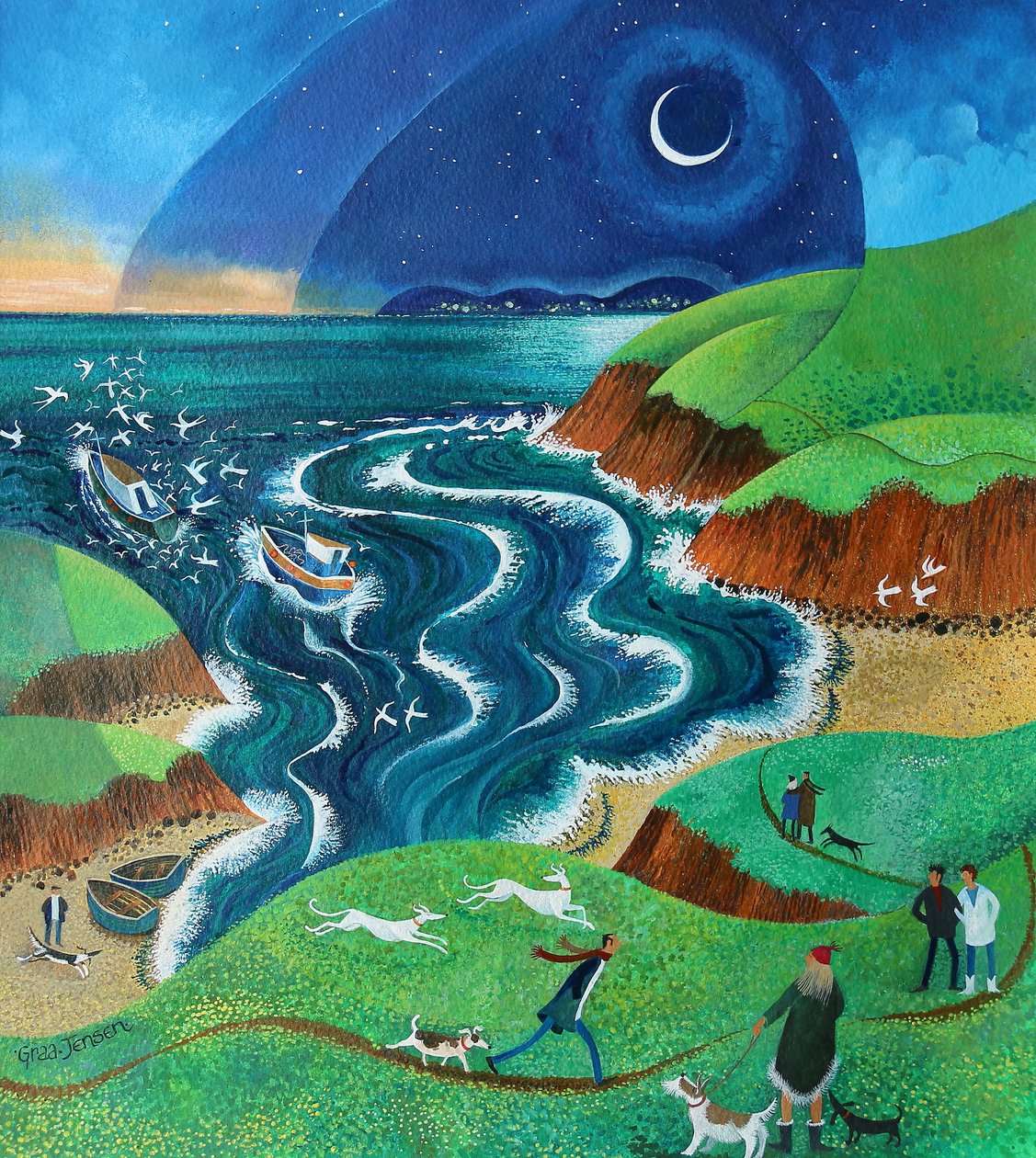Kaliforniya Çölü Sahnesi ben by Lisa Graa Jensen