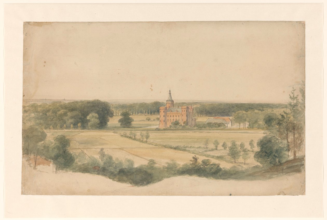 Kleve yakınlarındaki Moyland Kalesi by Lodewijk Johannes Kleijn