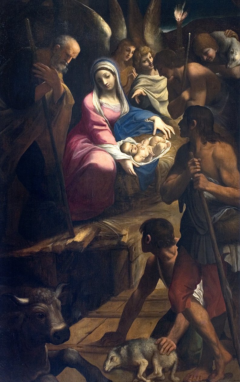 Çobanların hayranlığı by Lodovico Carracci
