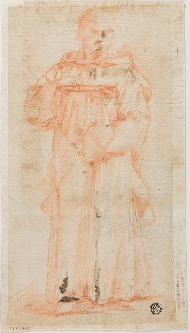 Ayakta Keşiş Holding Host ve Palen by Lodovico Carracci