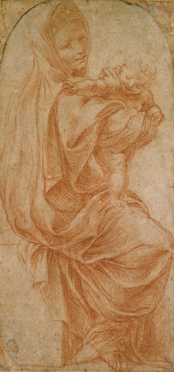 Bakire ve Çocuk, 1575-1619 by Lodovico Carracci
