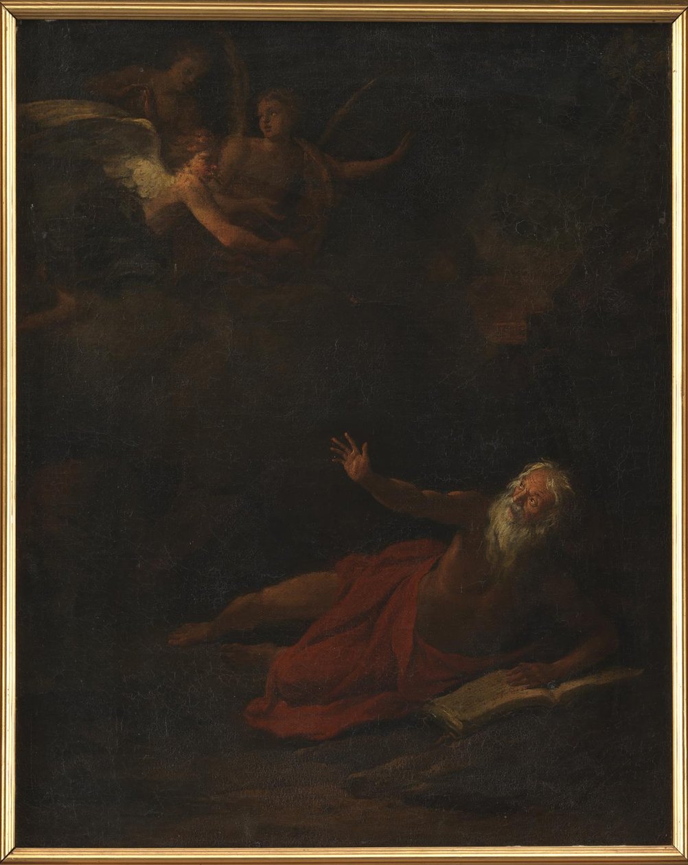 Aziz Jerome'un Vizyonu by Lodovico Carracci