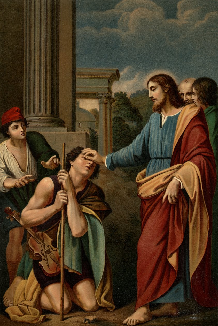 Körlerin İyileşmesi by Lodovico after Carracci