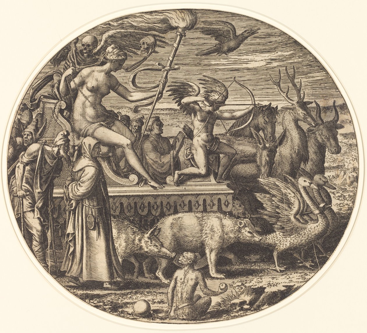 Şehvet by Léon Davent after Luca Penni