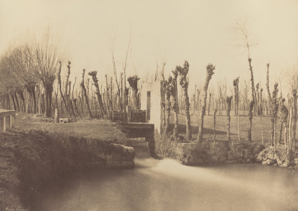 Peyzaj, Montebello, c. 1860. by Léon Gérard
