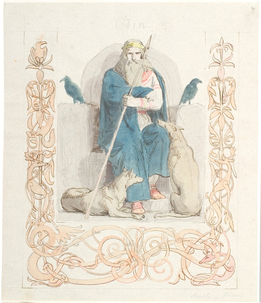 Odin by Lorenz Frølich