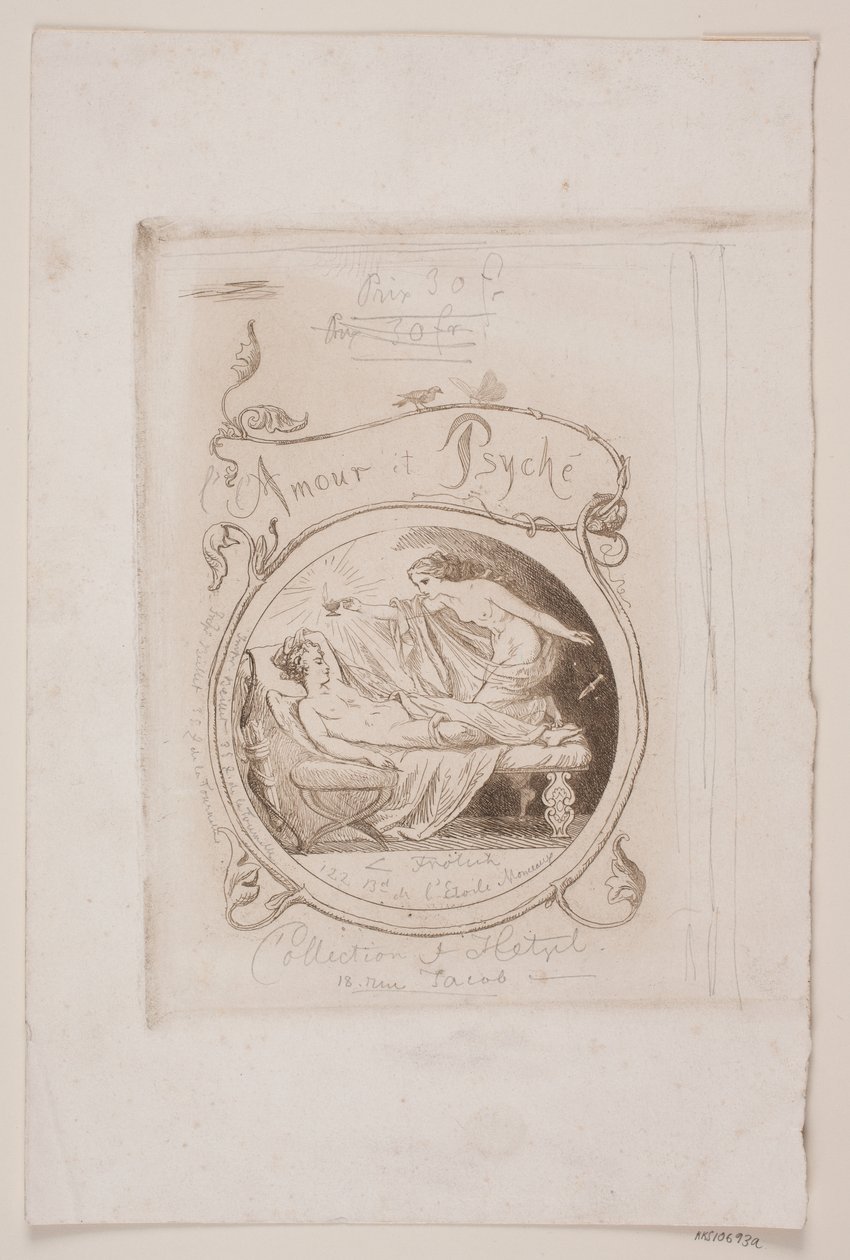 "Cupid and Psyche" e kadar Omslag by Lorenz Frølich