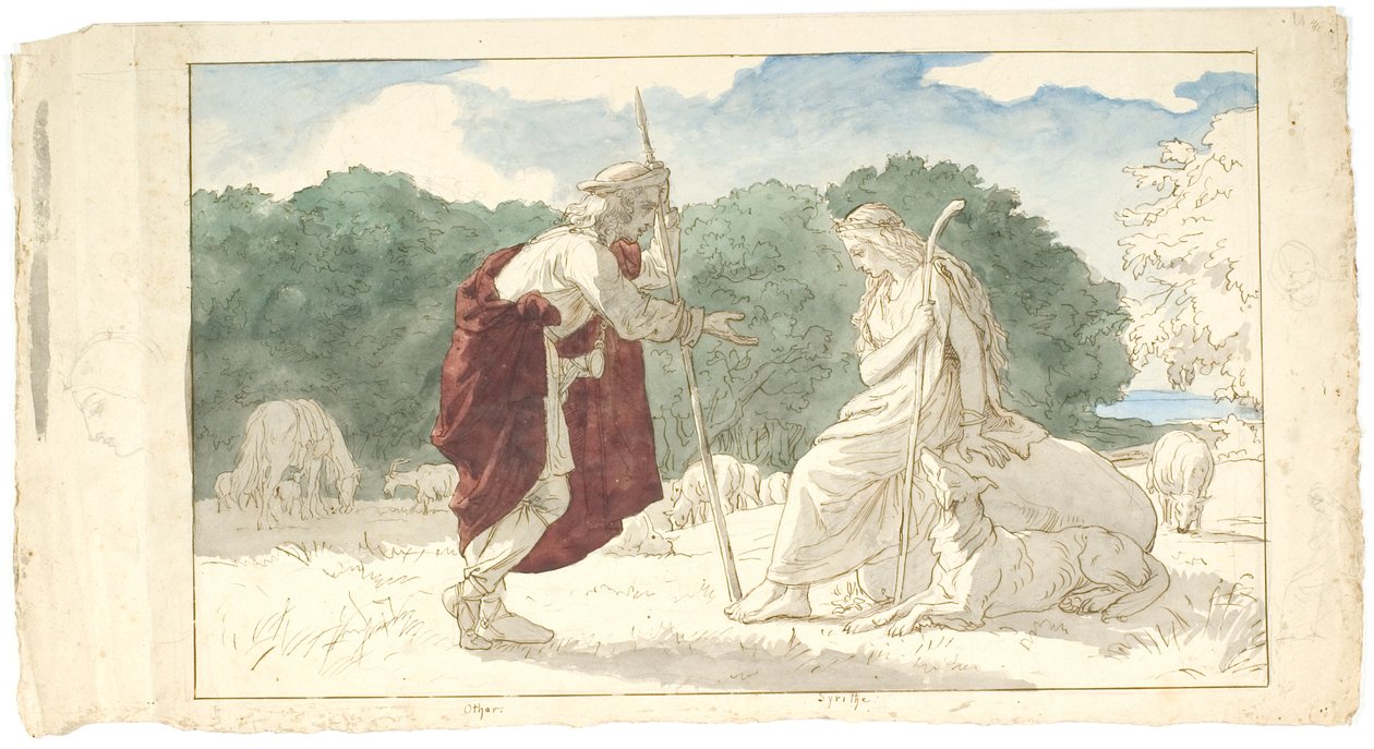Othar ve Gyrithe by Lorenz Frølich