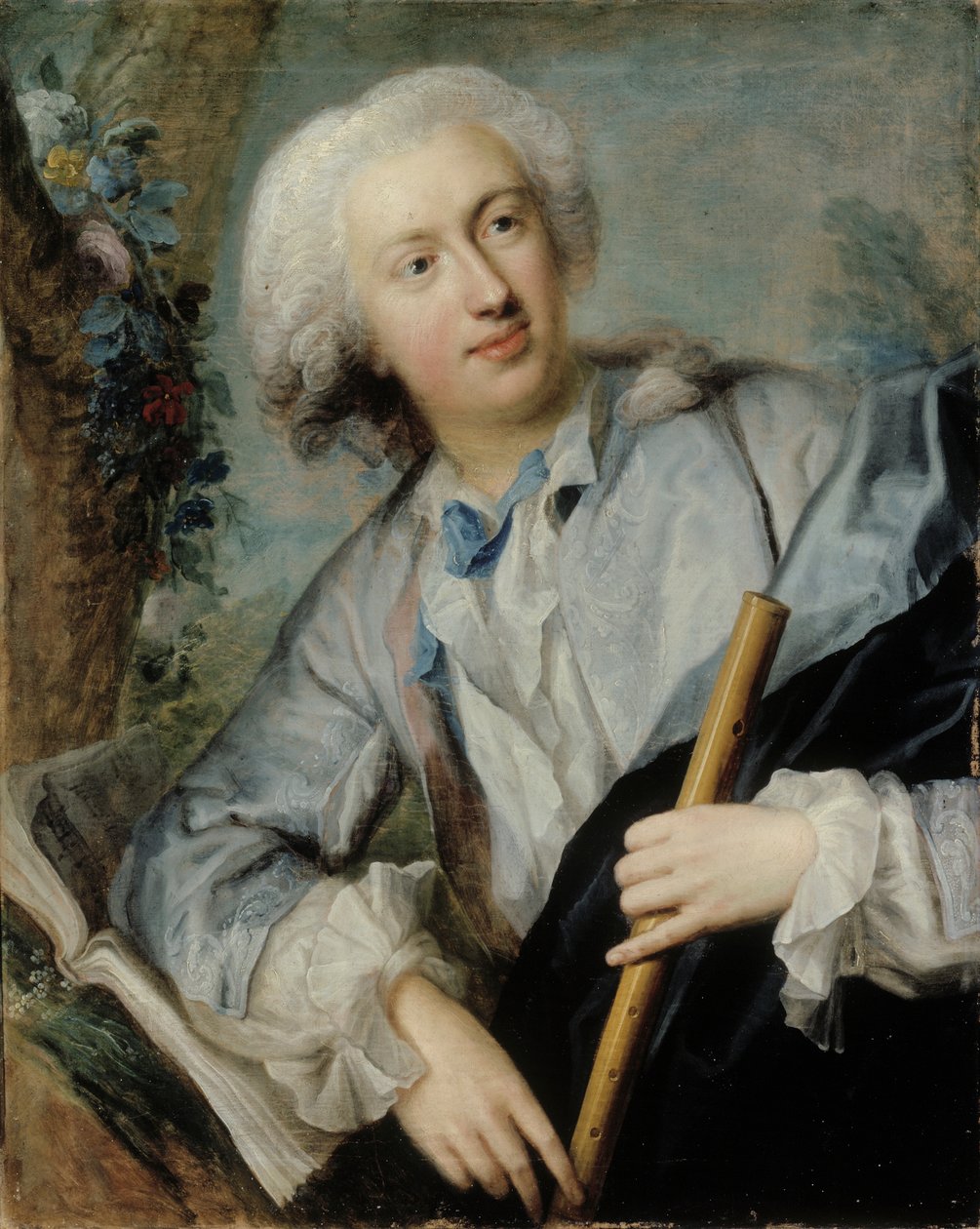 Flüt Çalan, 1734. by Lorenz Pasch the Elder