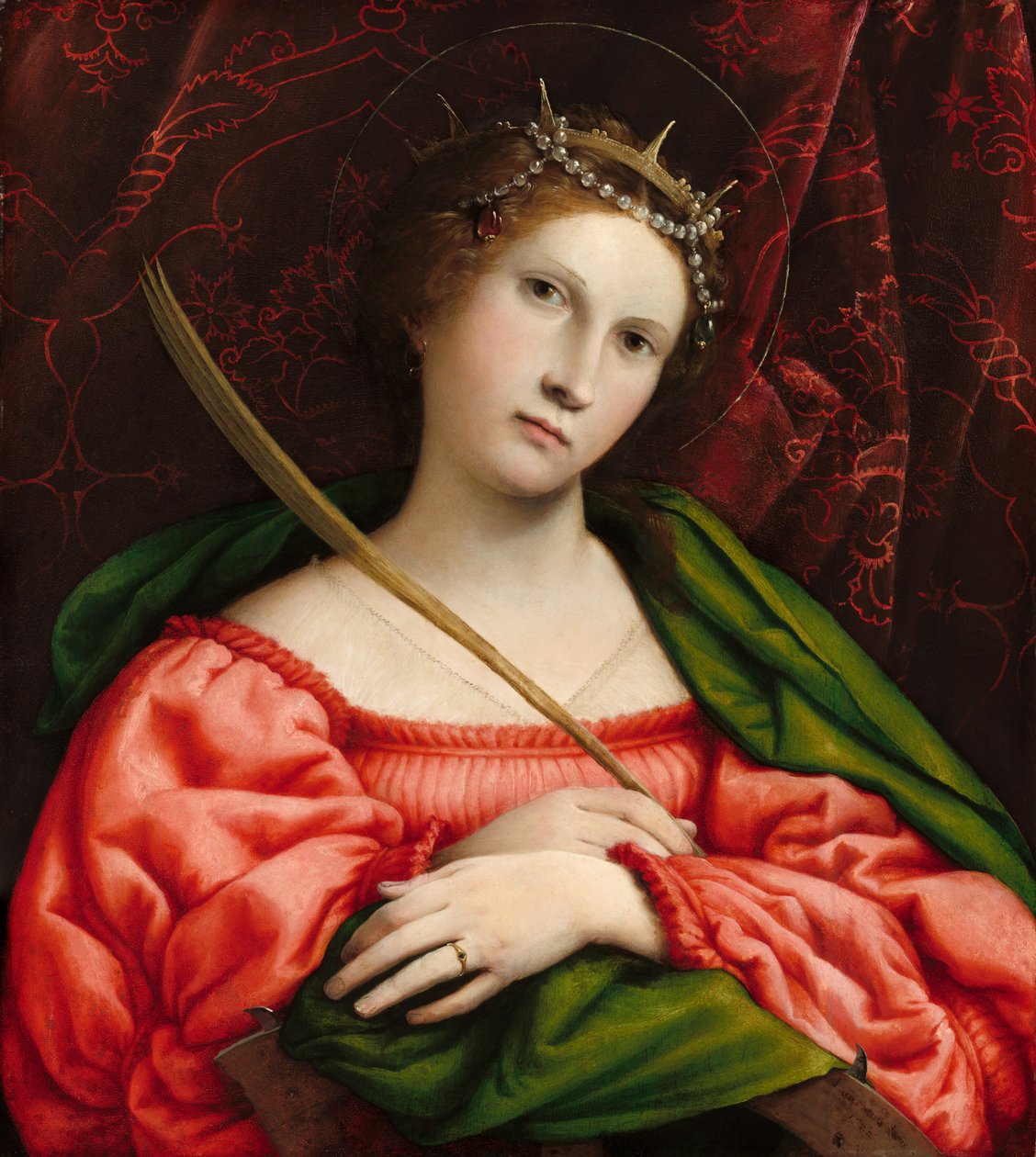Aziz Catherine, 1522. by Lorenzo Lotto