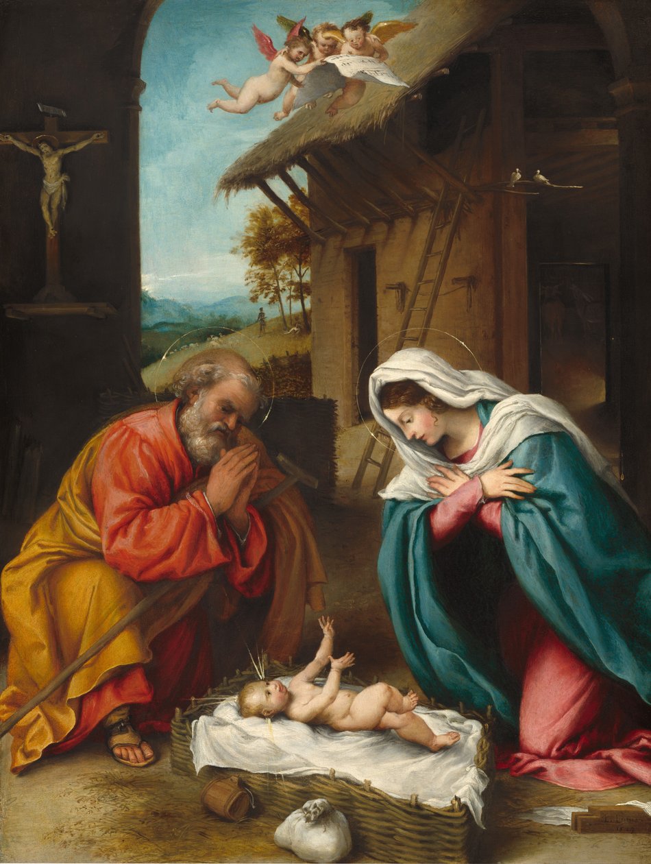 Doğuş, 1523. by Lorenzo Lotto