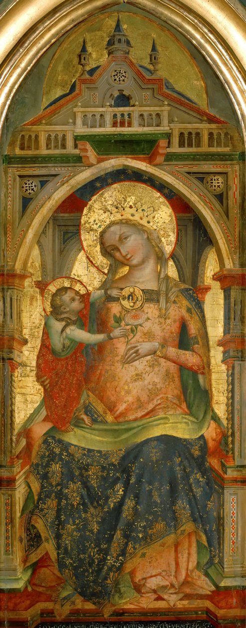 Madonna ve Çocuk, 1372. by Lorenzo Veneziano