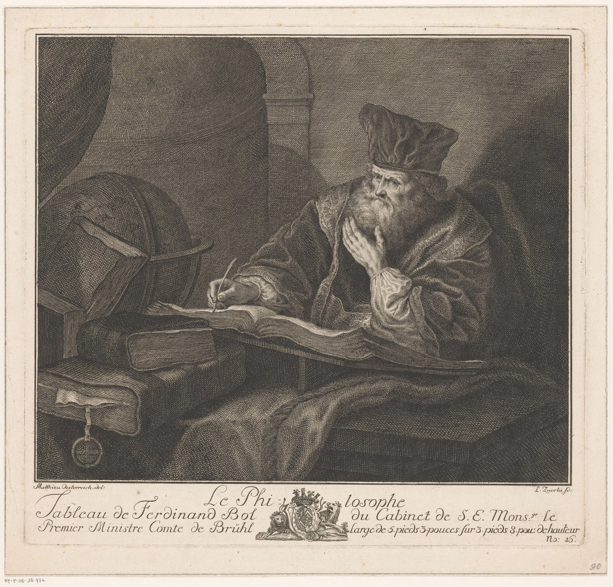 Filozof Le Philosophe (nesne üzerindeki başlık) by Lorenzo Zucchi