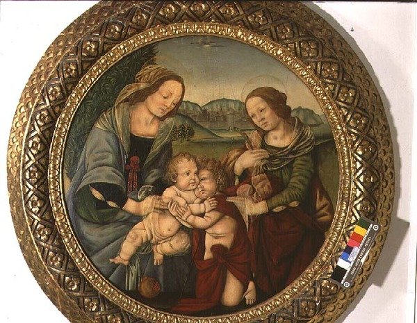 madonna ve çocuk by Lorenzo di Credi