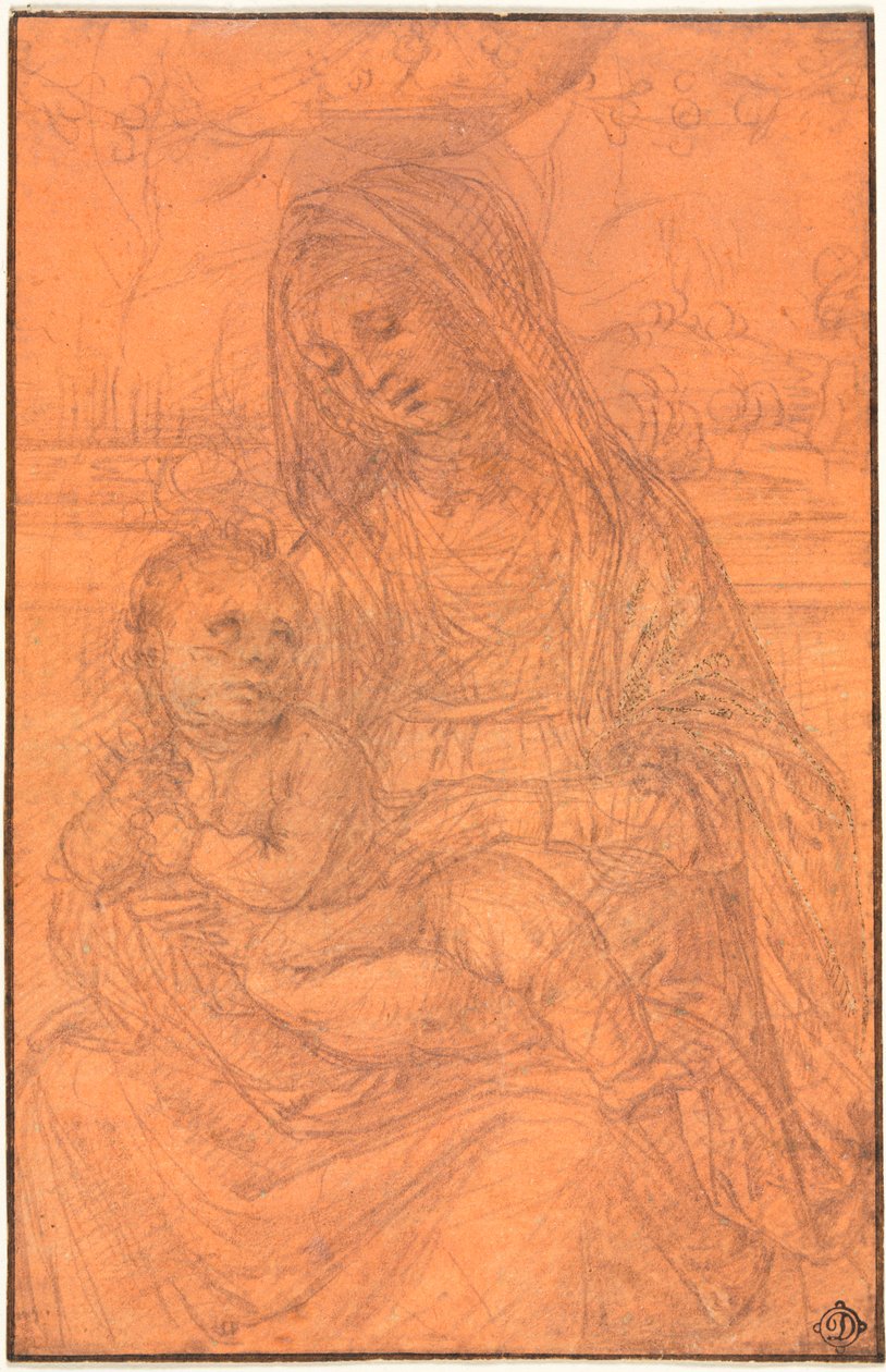Bakire ve Çocuk by Lorenzo di Credi