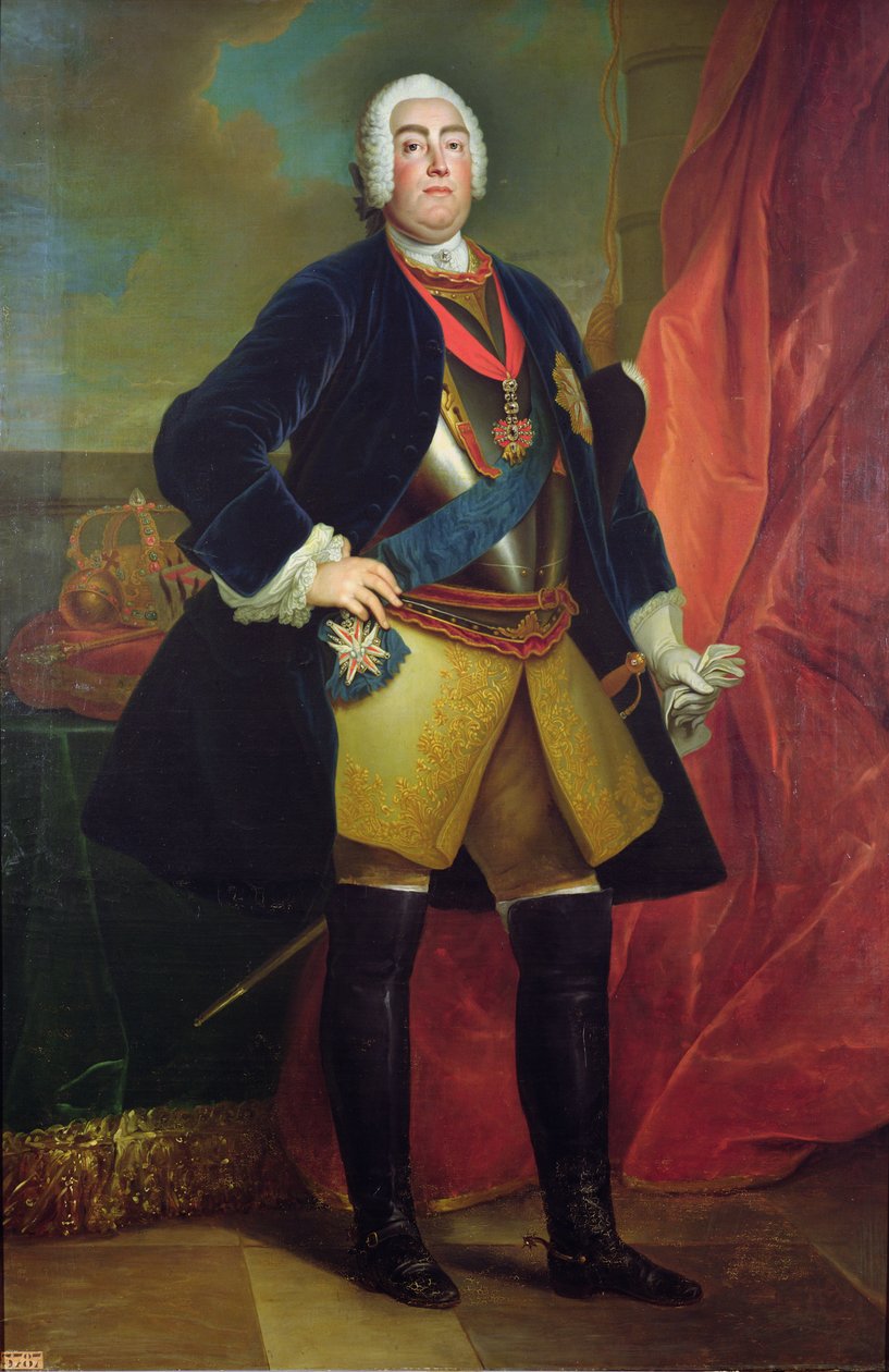 Frederick Augustus II (1696-1763) Saksonya Seçmeni by Louis de Silvestre