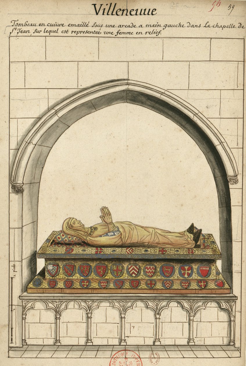 Fransa Ulusal Kütüphanesi by Louis Boudan
