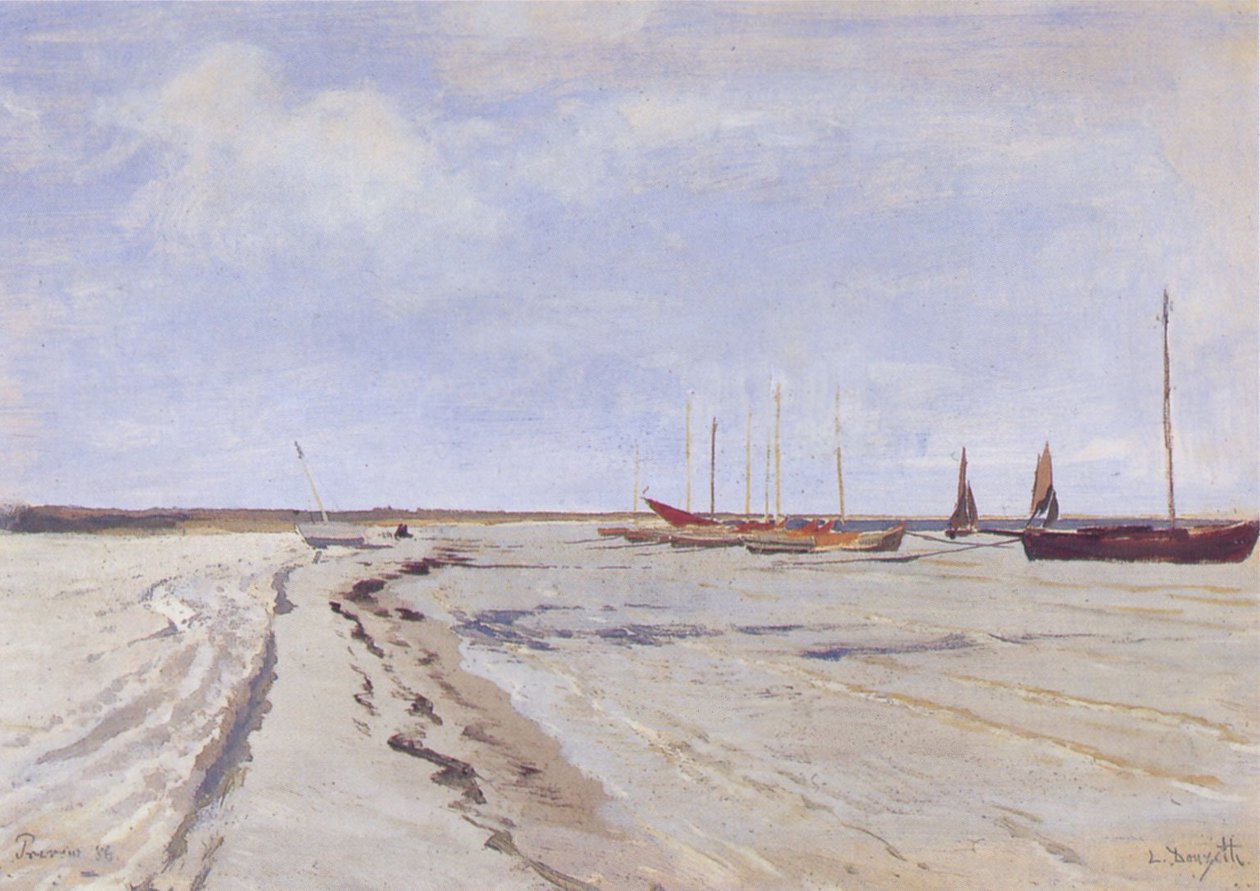  Kustenlandschaft bei Prerow.n by Louis Douzette