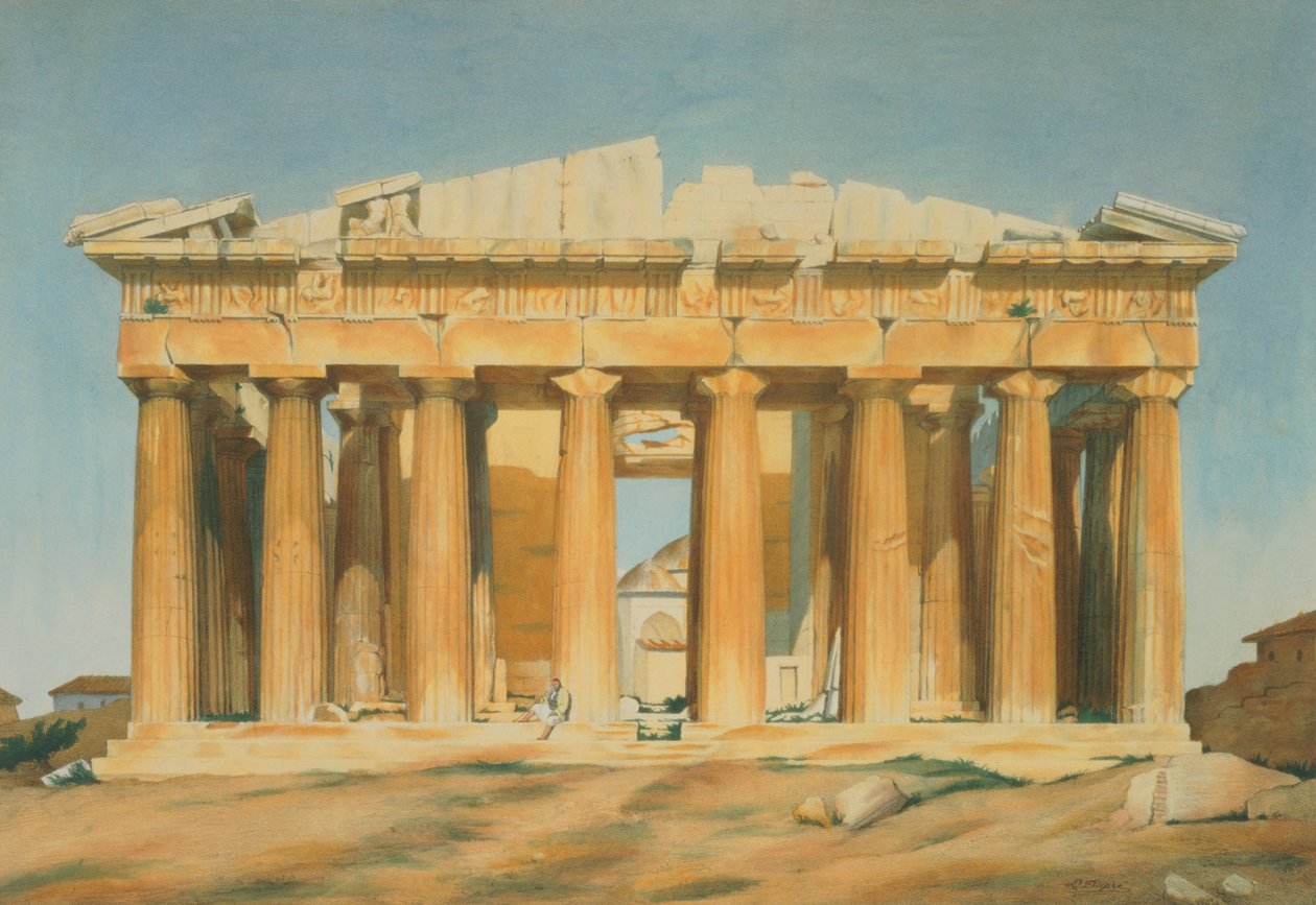 Parthenon, Atina, 1810-37 by Louis Dupré
