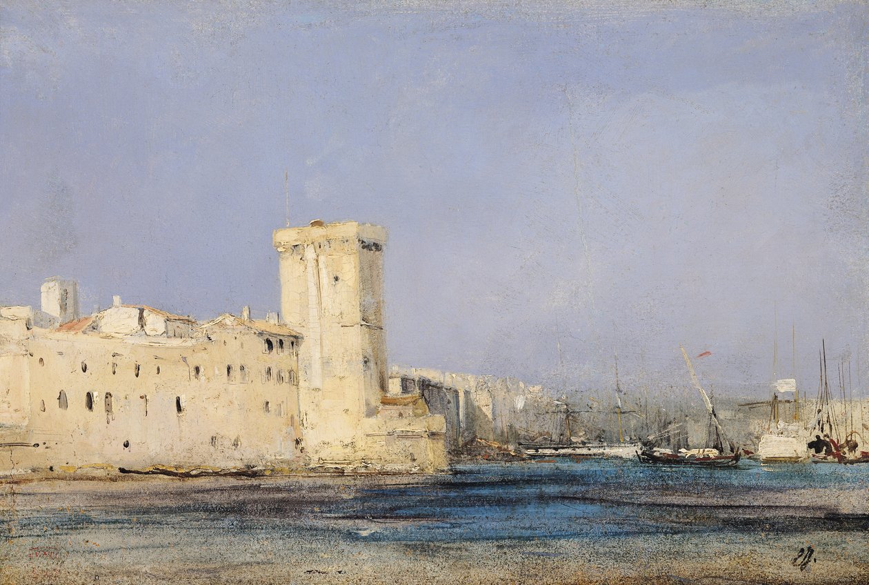 Deniz Kalesi, 19. yüzyıl by Eugene Isabey