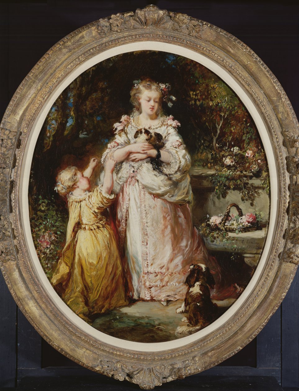 Yeni Çöp, 1852 (oval) by Eugene Isabey