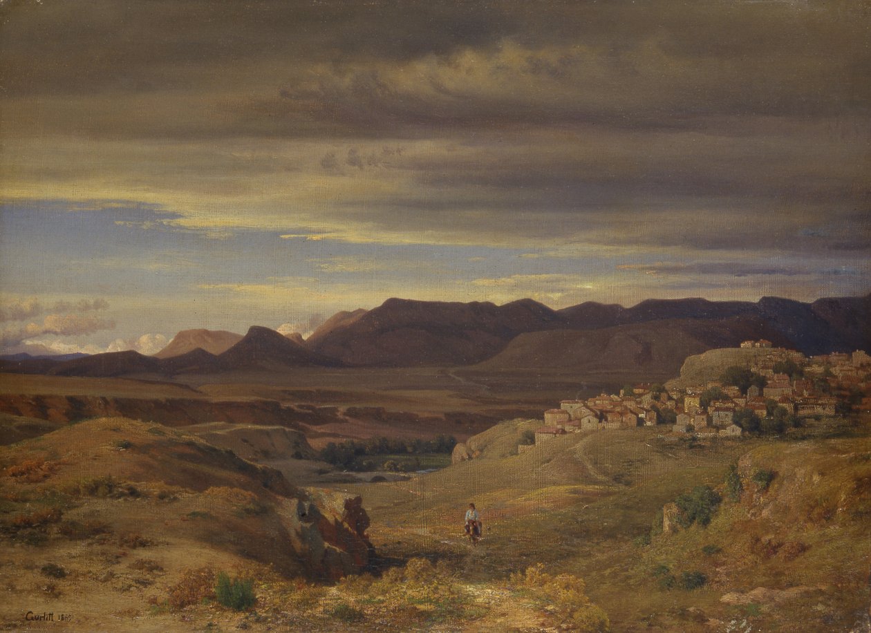 Manzara, 1869 by Louis Gurlitt