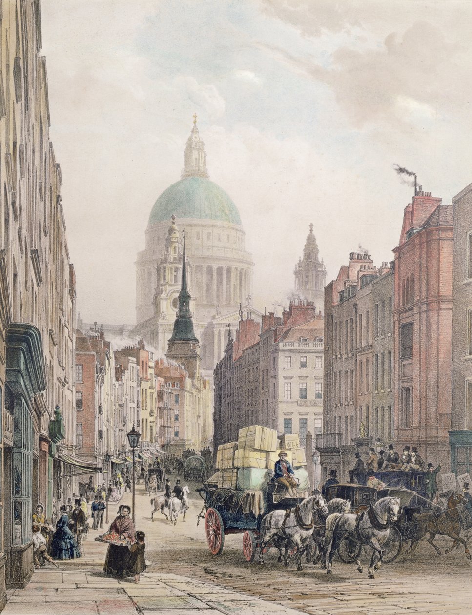 Filo Caddesi, 1850 dolayları by Louis Jules Arnout