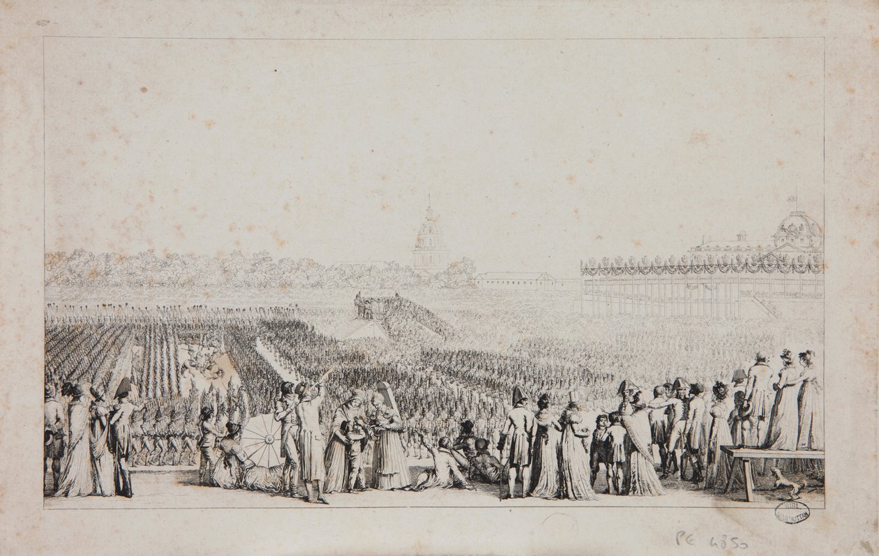 ಡೇ ಆಫ್ ದಿ ಚಾಂಪ್ ಡಿ ಮಾಯ್, 1815 ಟರ್ಕ್ by Louis Lafitte