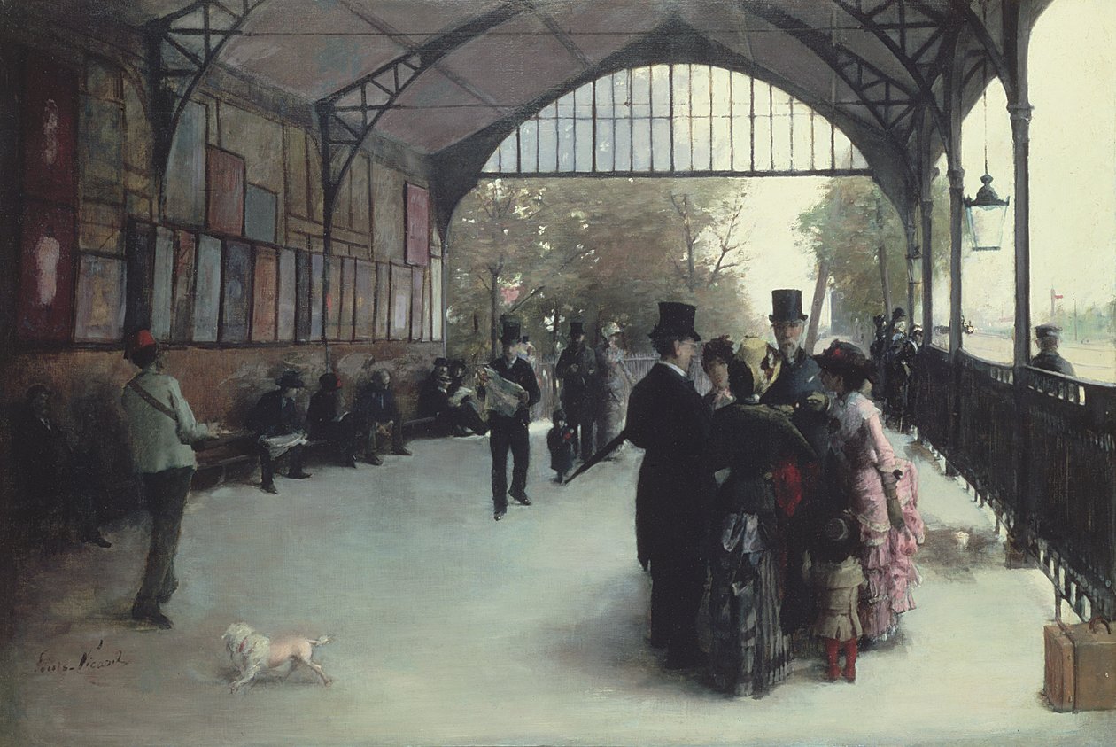 Tren istasyonu by Louis Picard