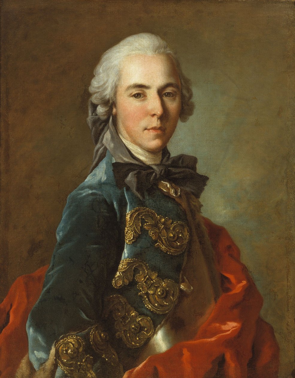 Genç bir memurun portresi by Louis Tocqué