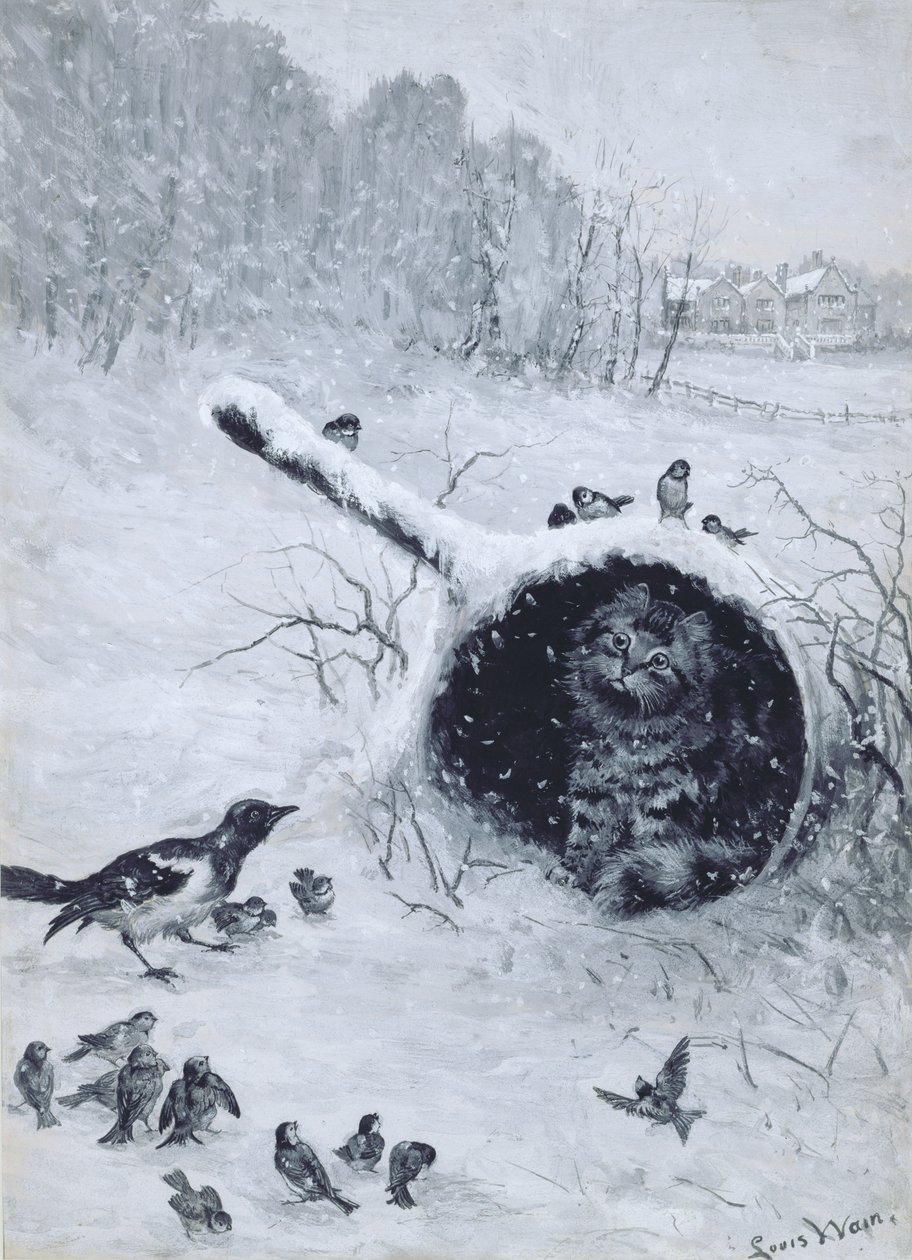 sığınmak by Louis Wain