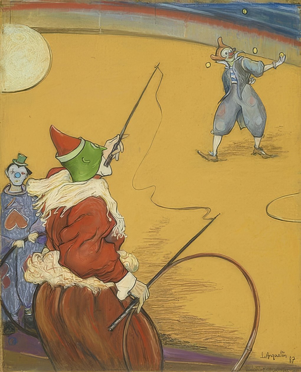 Maurice sirkinde. 1887 by Louis Anquetin
