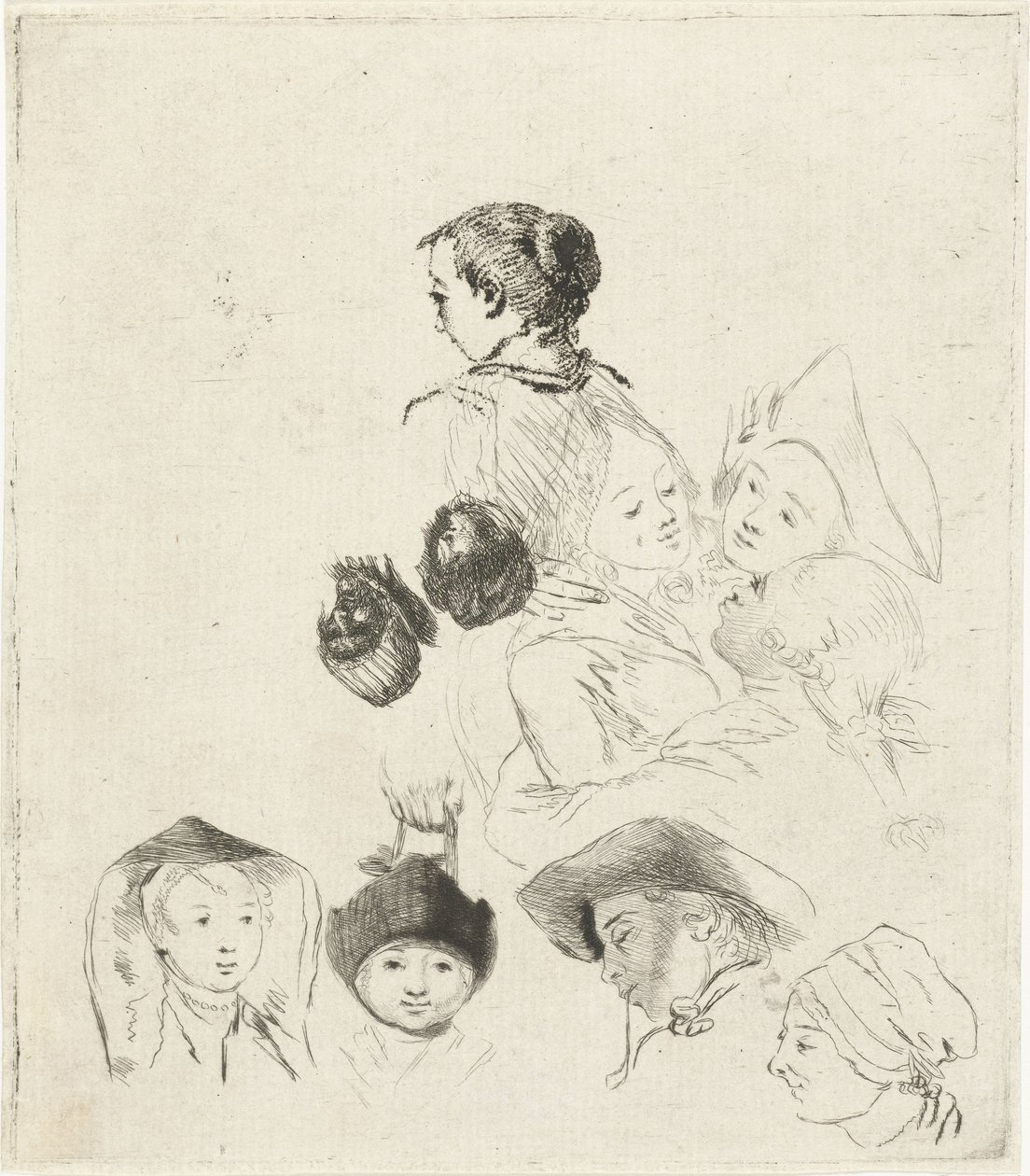 On başlı çalışma sayfası by Louis Bernard Coclers