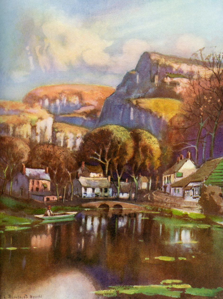 Cheddar Gorge, Somerset, 1924-1926. by Louis Burleigh Bruhl