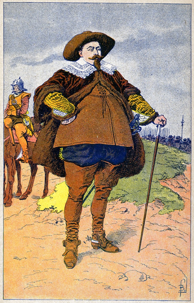 İsveç Gustave II Adolphe by Louis Charles Bombled
