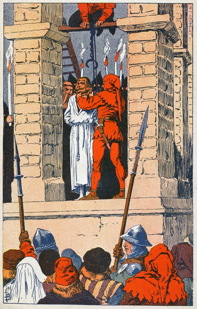 Enguerrand de Marigny tarafından asılı by Louis Charles Bombled