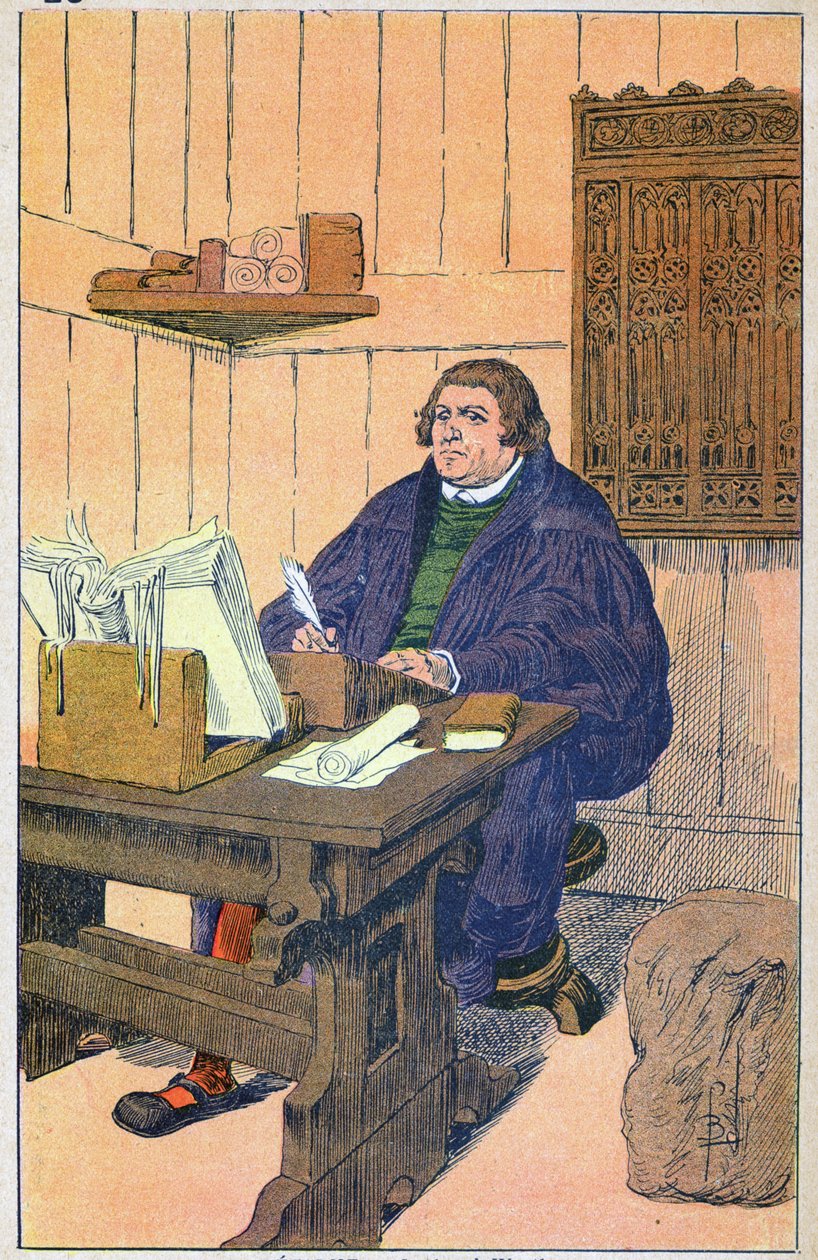 Martin Luther by Louis Charles Bombled