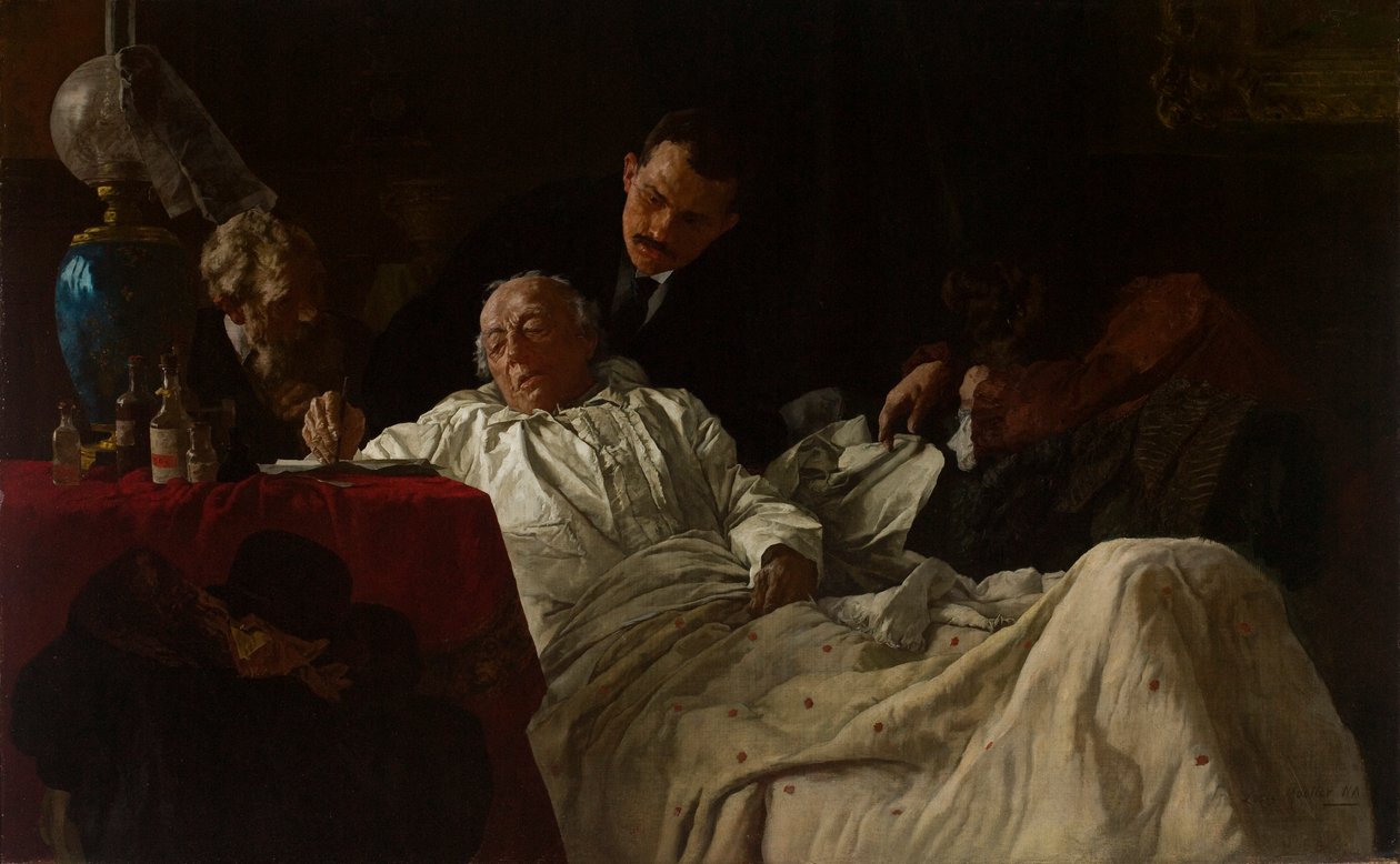 Son Vasiyeti İmzalamak by Louis Charles Moeller
