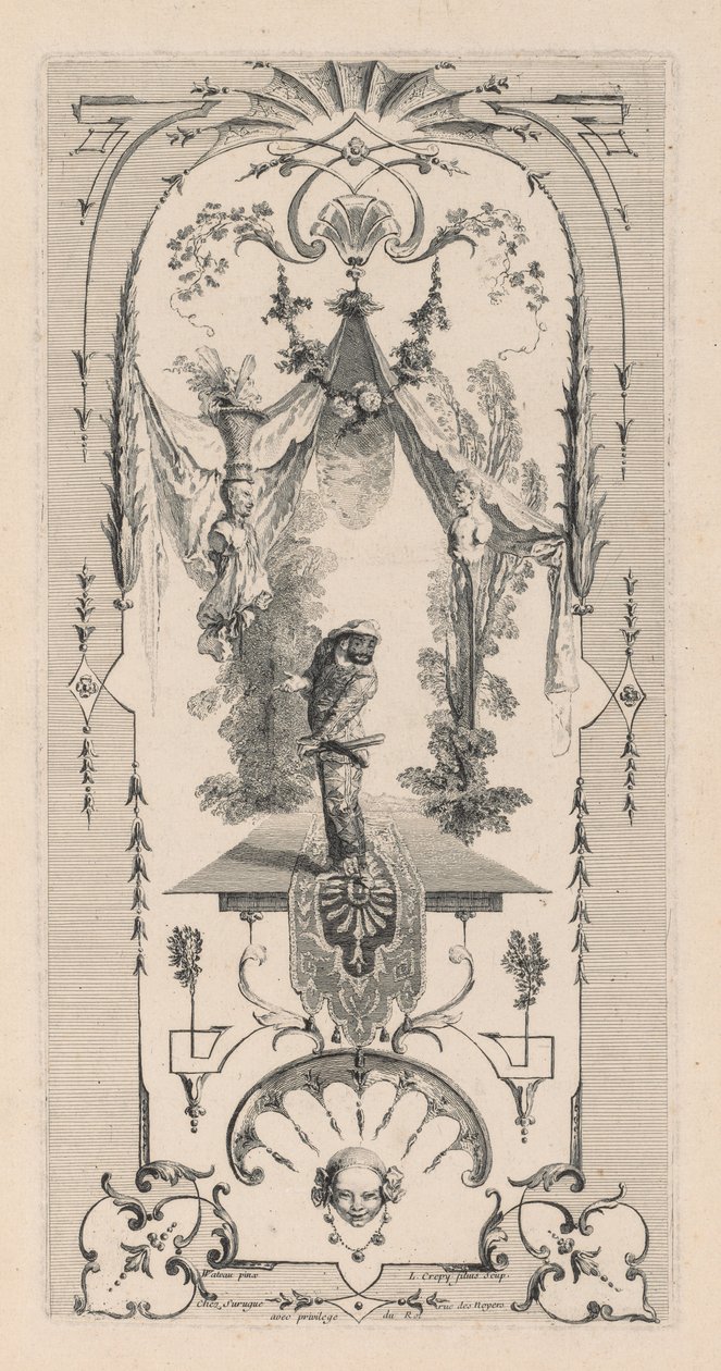 Harlequin, Arabesk. by Louis Crepy