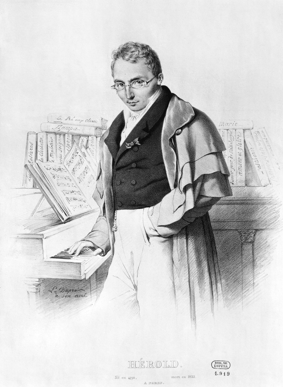 Ferdinand Herold (1791-1833) by Louis Dupré