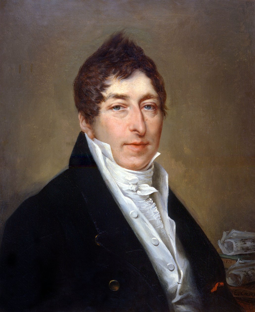 Rodolphe Kreutzer'in portresi. Tablo by Louis Eugene Coedes
