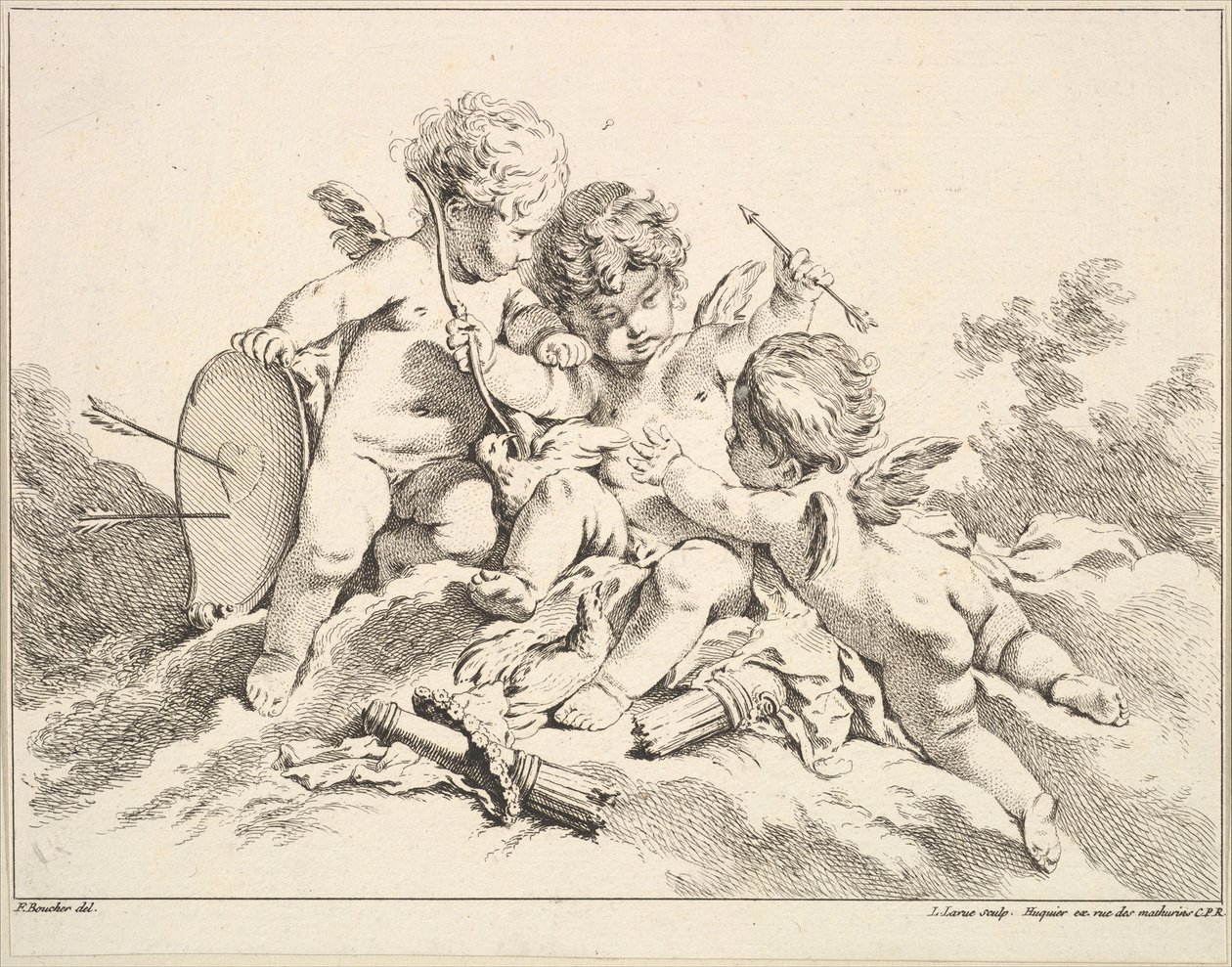 Hava. by Louis Felix de la Rue