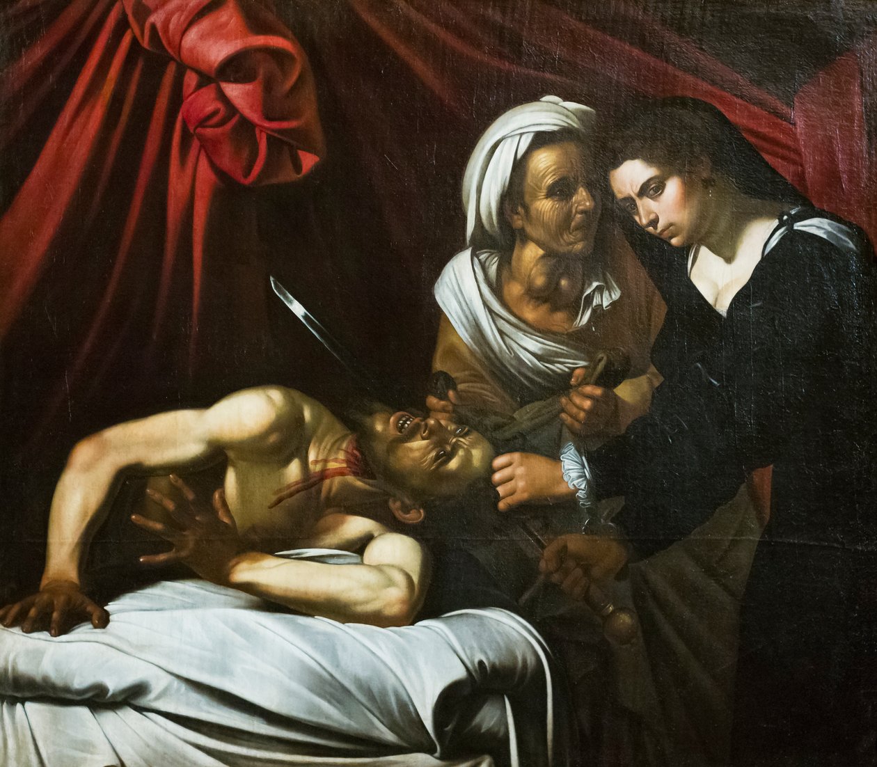 Judith, Holophernes'in kafasını kesiyor by Louis Finsonius or Finson