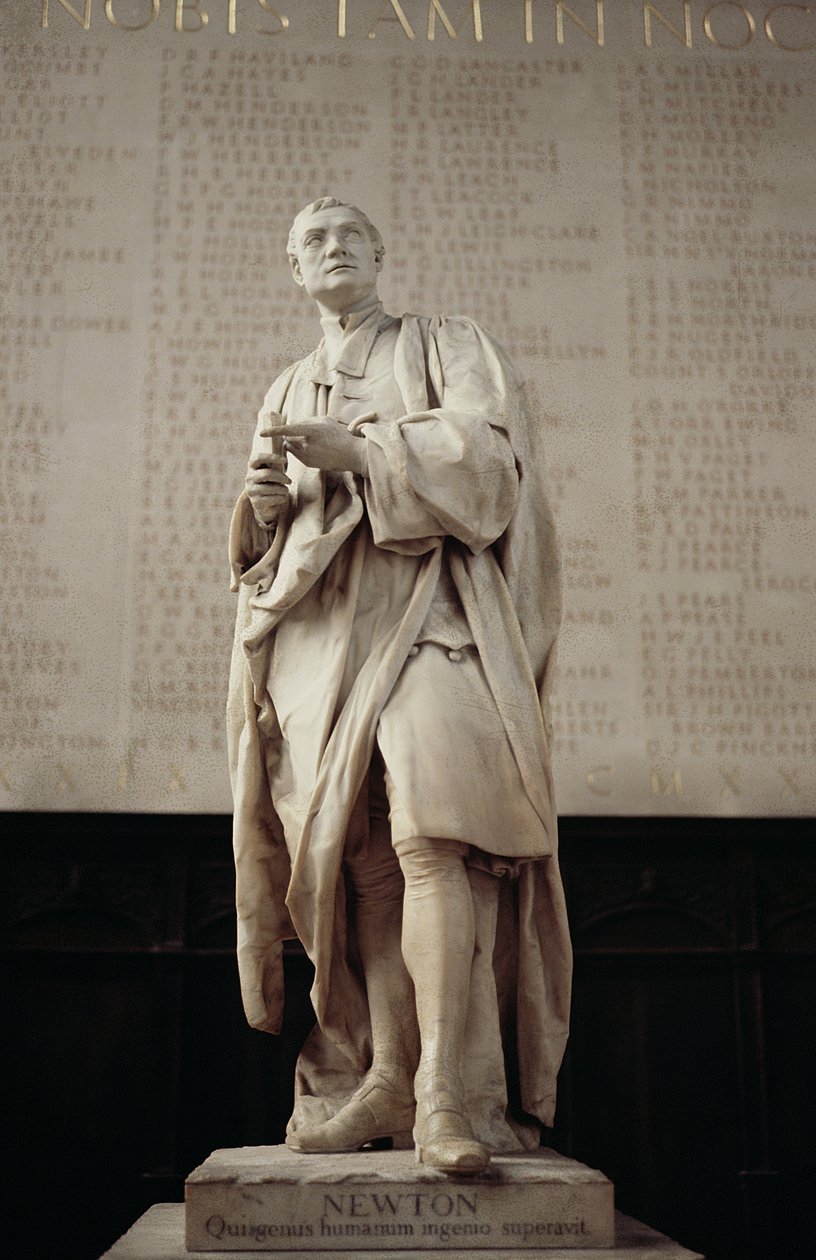Sir Isaac Newton (1642-1727) (mermer) by Louis Francois Roubillac