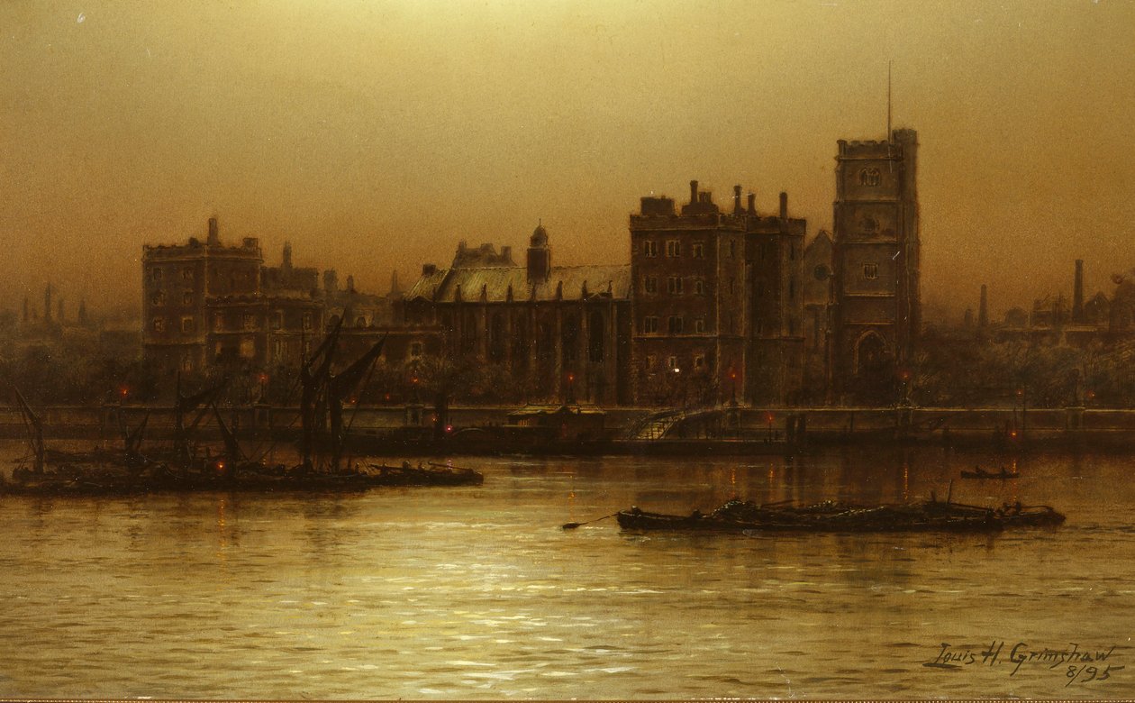 Lambeth Sarayı, Londra by Louis Grimshaw
