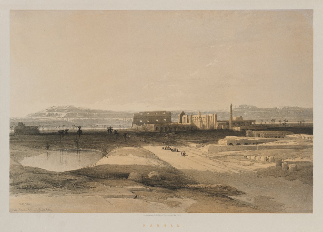 Mısır ve Nubia, Cilt II: Karnak by Louis Haghe