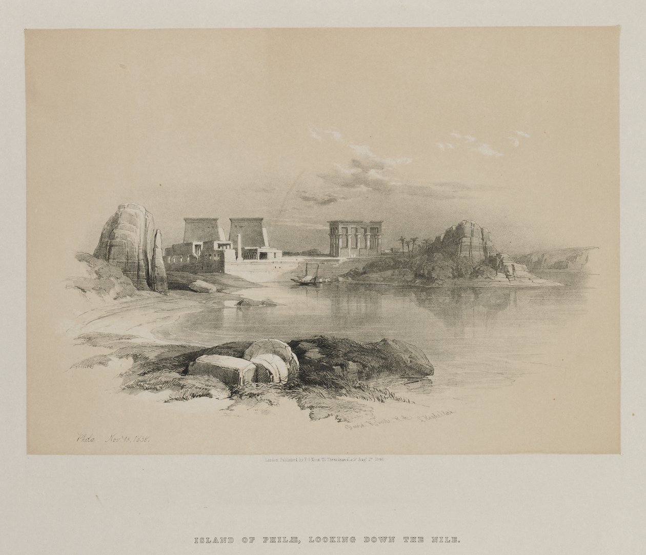 Mısır ve Nubia, Cilt II: Philae, 1848. by Louis Haghe