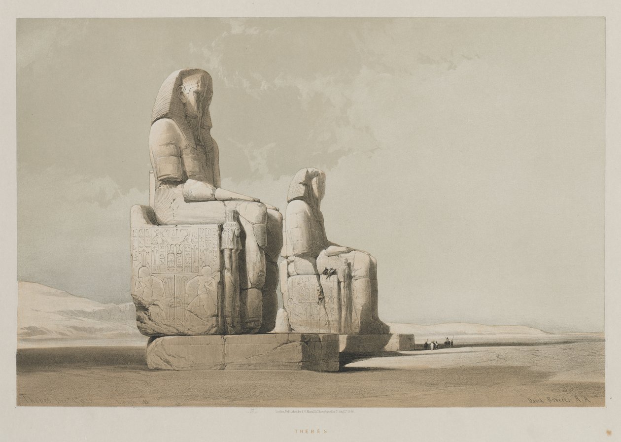 Mısır ve Nubia, Cilt I: Thebes by Louis Haghe