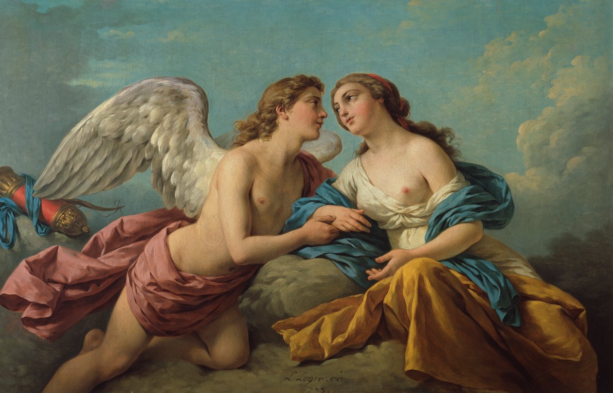  by Louis Jean Francois I Lagrenee